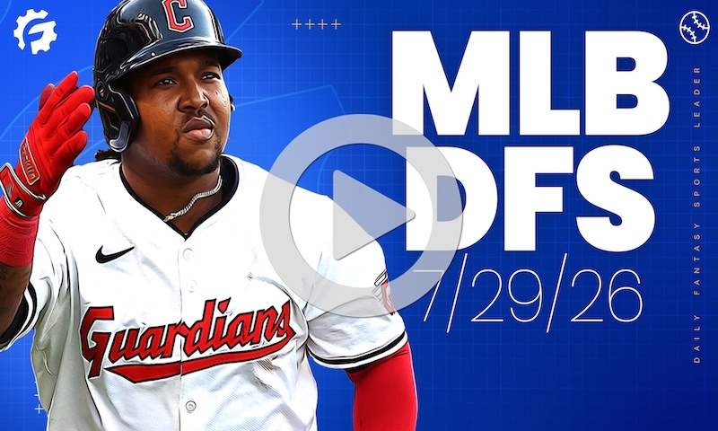 MLB DFS GrindersLive - Wednesday, July 29th