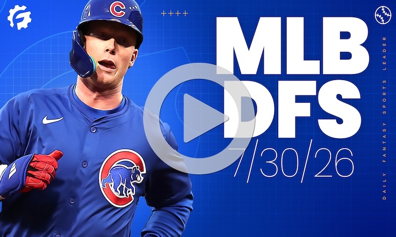 MLB DFS GrindersLive - Thursday, July 30th (Early Slate)