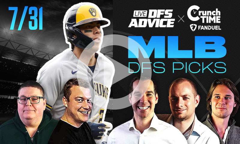 GrindersLive / Crunch Time - 7/31/23 MLB DFS Picks & Strategy