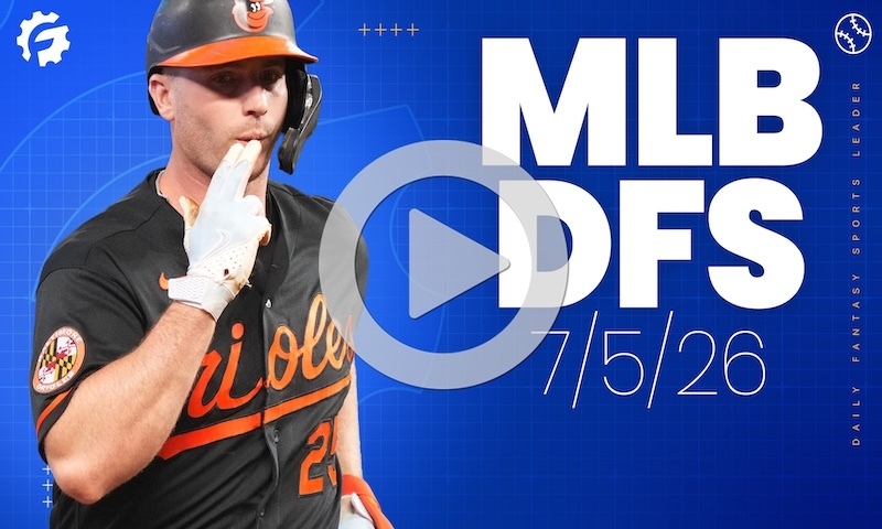 MLB DFS GrindersLive - Sunday, July 5th