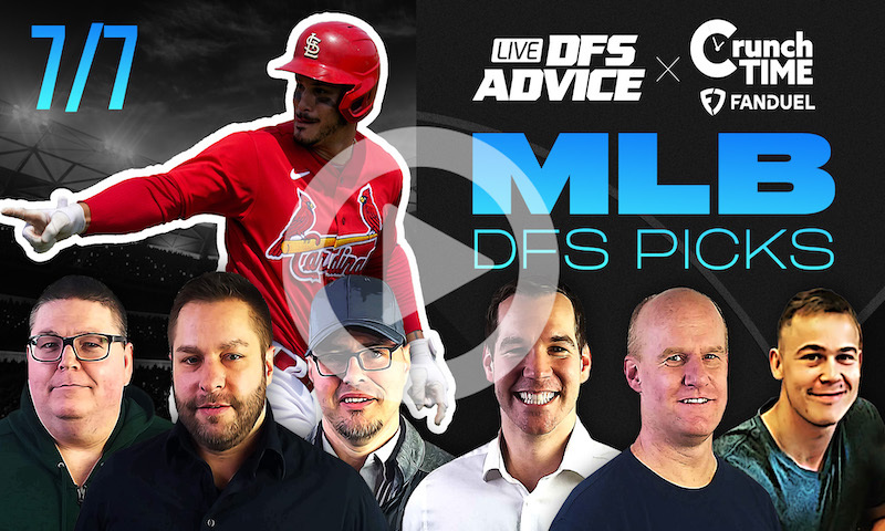 GrindersLive / Crunch Time - 7/7/23 MLB DFS Picks & Strategy