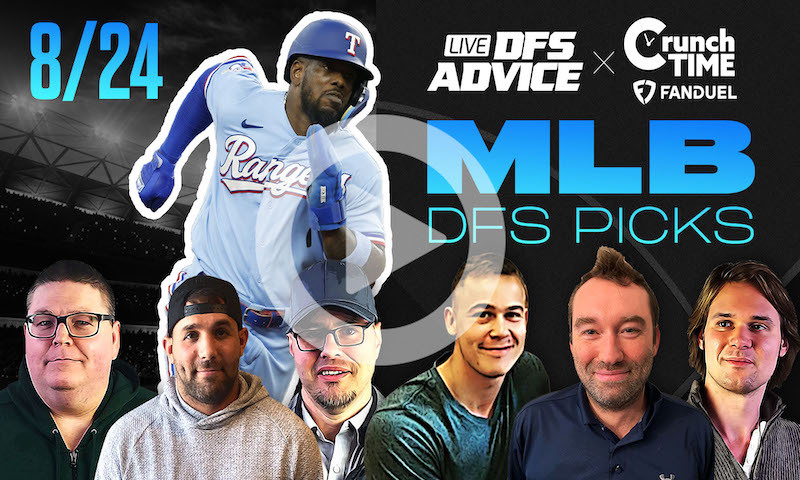 GrindersLive / Crunch Time - 8/24/23 MLB DFS Picks & Strategy