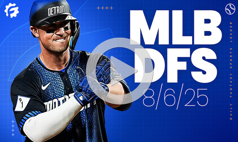 MLB DFS GrindersLive & Crunch Time Show Block - Wednesday, August 6th (Early Slate)
