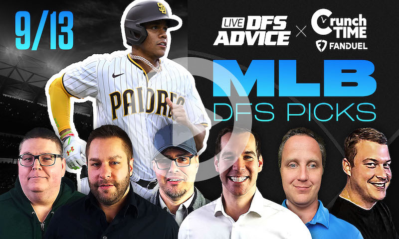 GrindersLive / Crunch Time - 9/13/23 MLB DFS Picks & Strategy