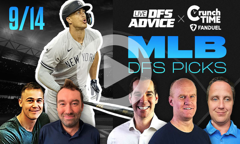 GrindersLive / Crunch Time - 9/14/23 MLB DFS Picks & Strategy