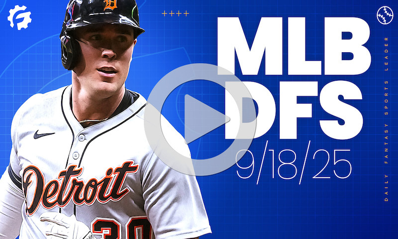 MLB DFS GrindersLive & Crunch Time Show Block - Thursday, September 18th