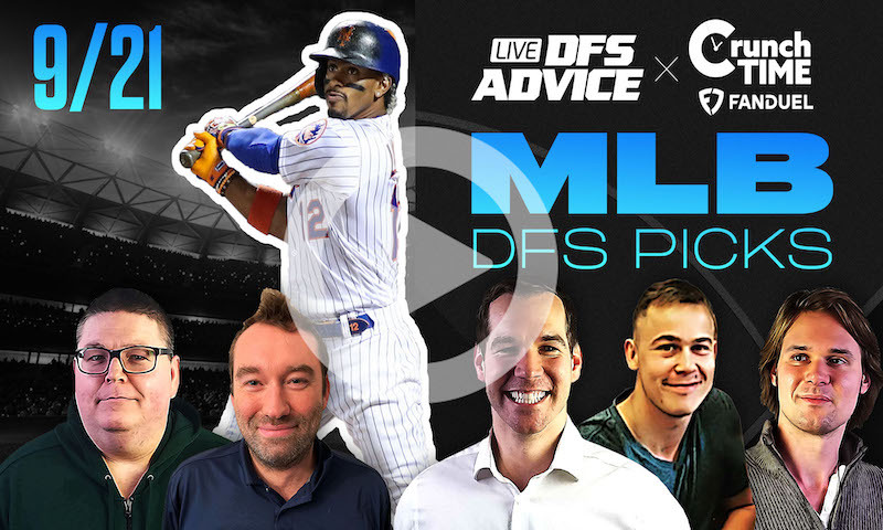GrindersLive / Crunch Time - 9/21/23 MLB DFS Picks & Strategy