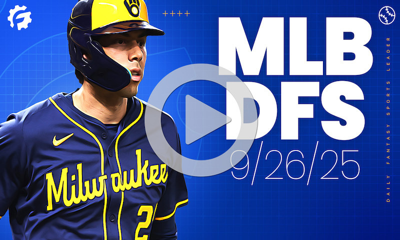 MLB DFS GrindersLive & Crunch Time Show Block - Friday, September 26th