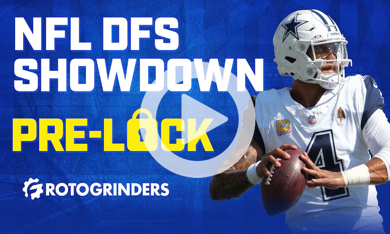 NFL DFS Pre-Lock Show: Monday Night Football - Cardinals vs. Cowboys