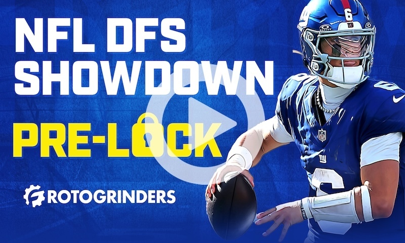 NFL DFS Pre-Lock Show: Monday Night Football - Giants vs. Patriots