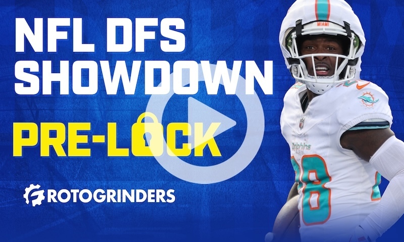 NFL DFS Pre-Lock Show: Monday Night Football - Dolphins vs. Steelers