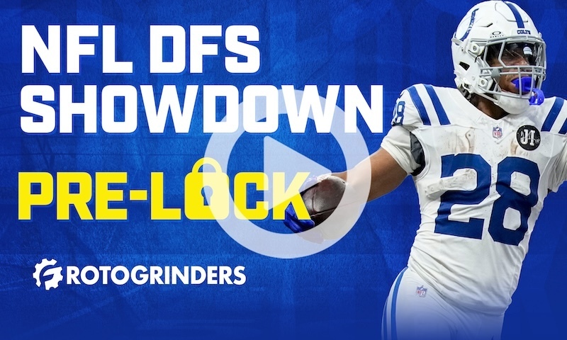 NFL DFS Pre-Lock Show: Monday Night Football - 49ers vs. Colts