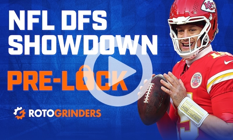 NFL DFS Showdown Pre-Lock Show: Week 1 - Monday Night Football