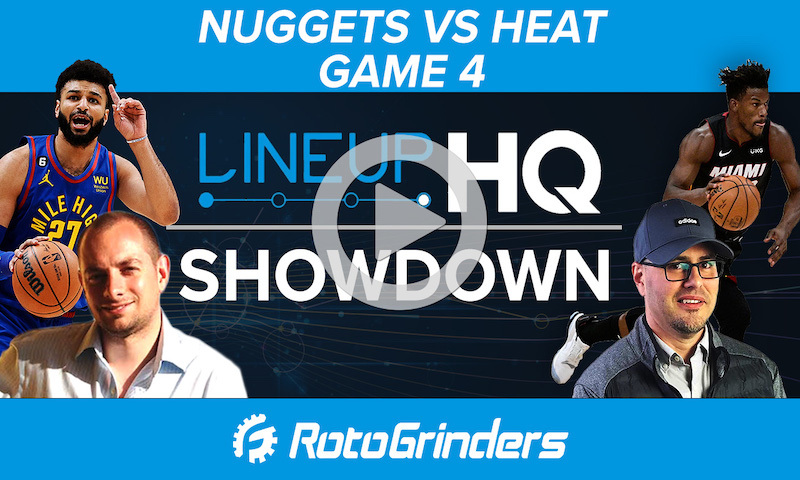 LineupHQ NBA Showdown Breakdown: DEN vs. MIA, Game 4