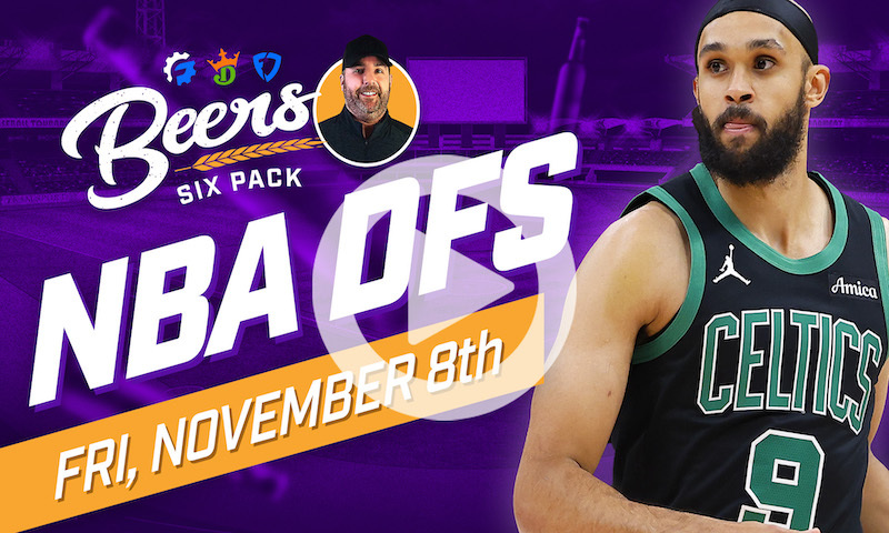 Beer's NBA DFS Six Pack: Friday, November 8th