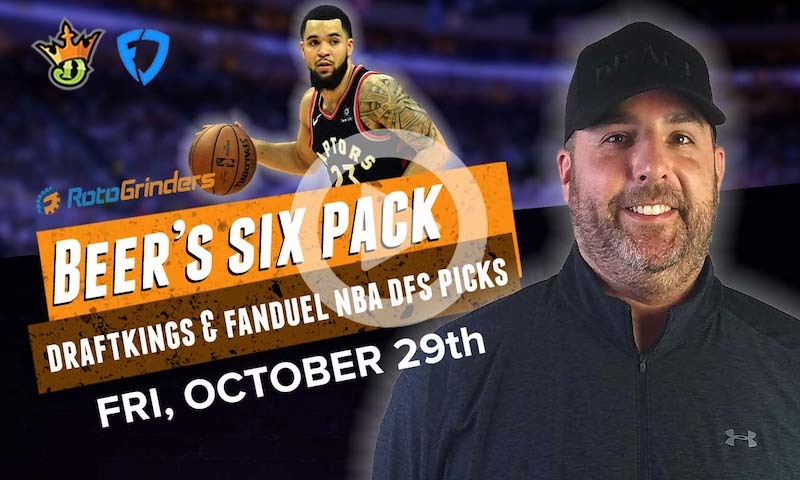 DraftKings and FanDuel NBA Six-Pack: 10/29/21