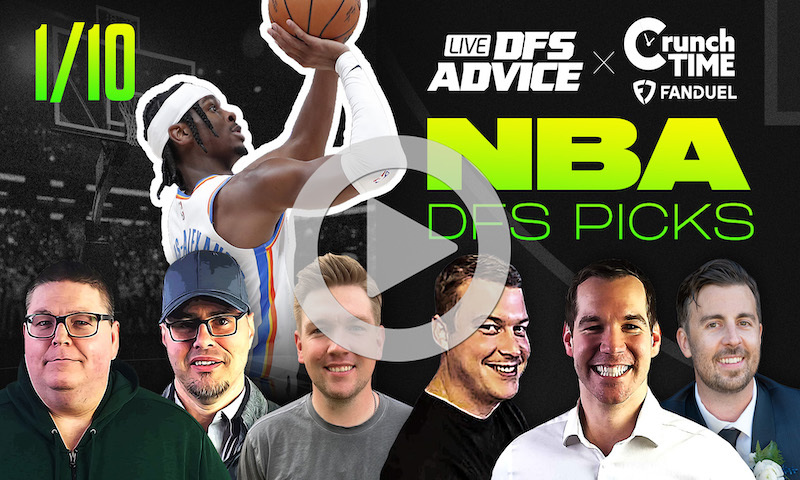 GrindersLive / Crunch Time - 1/10/24 NBA DFS Picks & Strategy