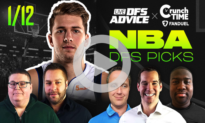 GrindersLive / Crunch Time - 1/12/23 NBA DFS Picks & Strategy