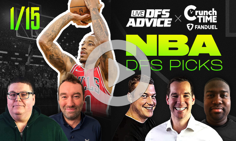 NBA DFS GrindersLive & Crunch Time Show Block - 1/15/24