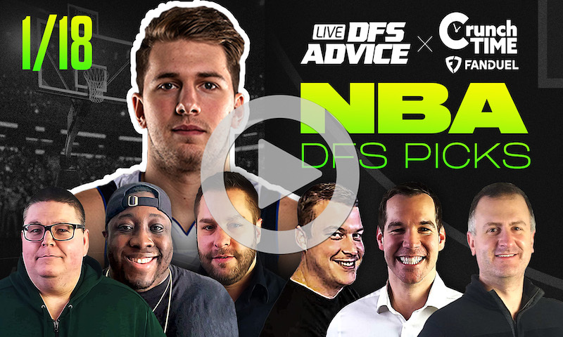 GrindersLive / Crunch Time - 1/18/23 NBA DFS Picks & Strategy