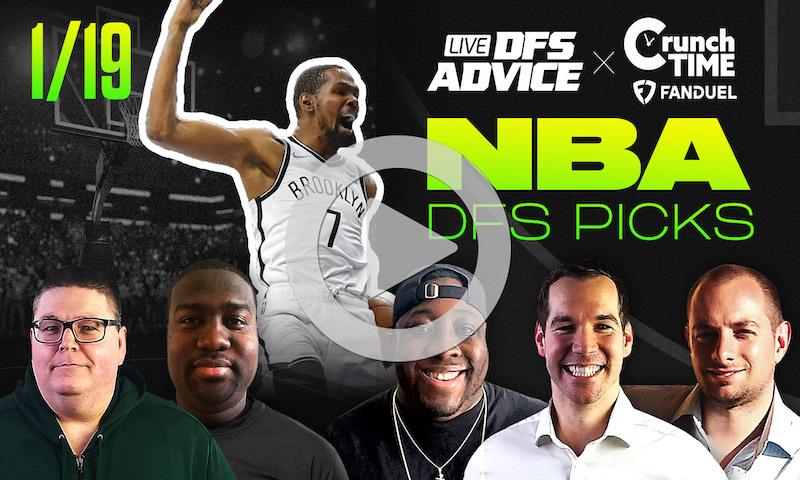 GrindersLive / Crunch Time - 1/19/23 NBA DFS Picks & Strategy