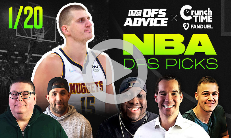 GrindersLive / Crunch Time - 1/20/23 NBA DFS Picks & Strategy
