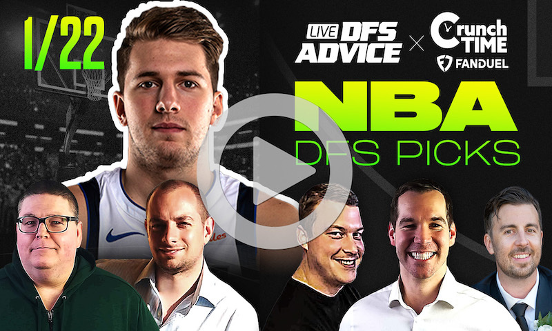NBA DFS GrindersLive & Crunch Time Show Block - 1/22/24