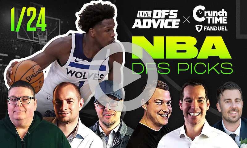 NBA DFS GrindersLive & Crunch Time Show Block - 1/24/24