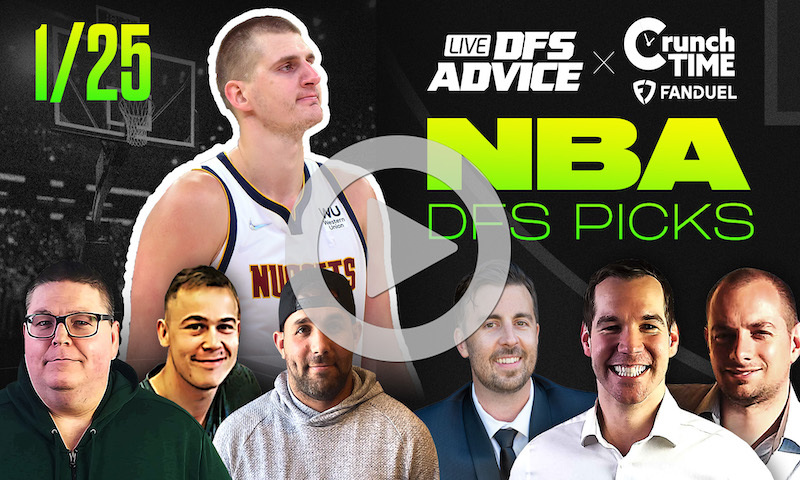 NBA DFS GrindersLive & Crunch Time Show Block - 1/25/24