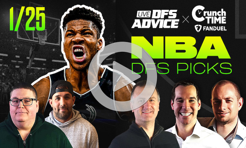 GrindersLive / Crunch Time - 1/25/23 NBA DFS Picks & Strategy