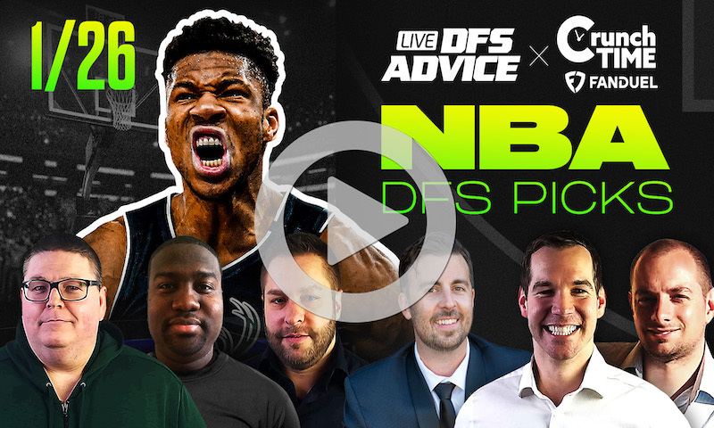 NBA DFS GrindersLive & Crunch Time Show Block - 1/26/24