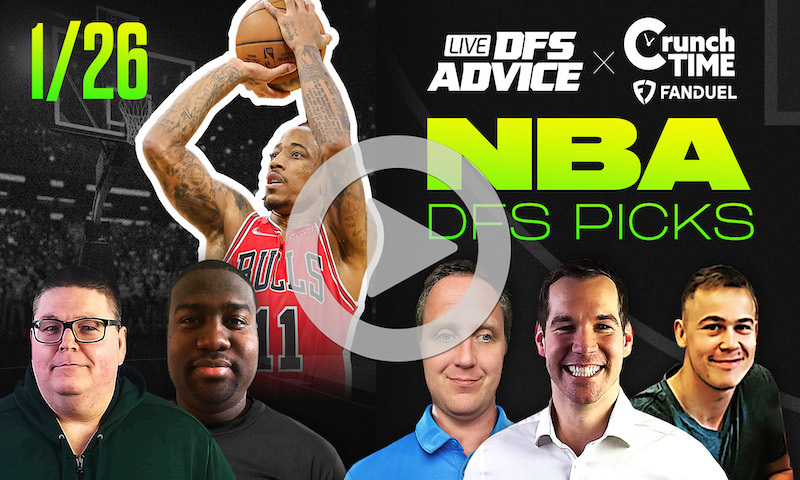 GrindersLive / Crunch Time - 1/26/23 NBA DFS Picks & Strategy