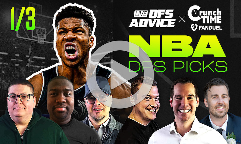GrindersLive / Crunch Time - 1/3/24 NBA DFS Picks & Strategy