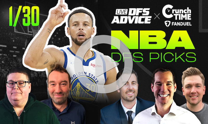 NBA DFS GrindersLive & Crunch Time Show Block - 1/30/24