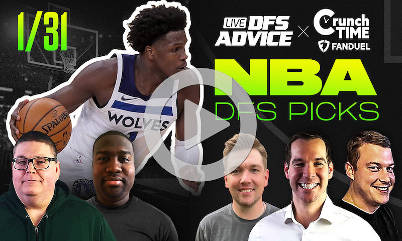 NBA DFS GrindersLive & Crunch Time Show Block - 1/31/24