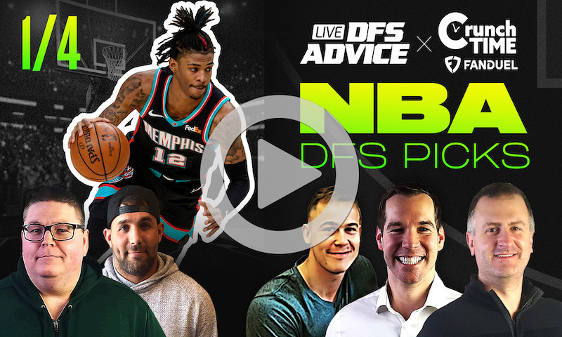 GrindersLive / Crunch Time - 1/4/23 NBA DFS Picks & Strategy