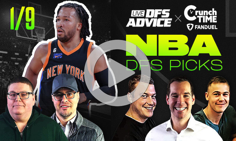 NBA DFS GrindersLive & Crunch Time Show Block - 1/9/24