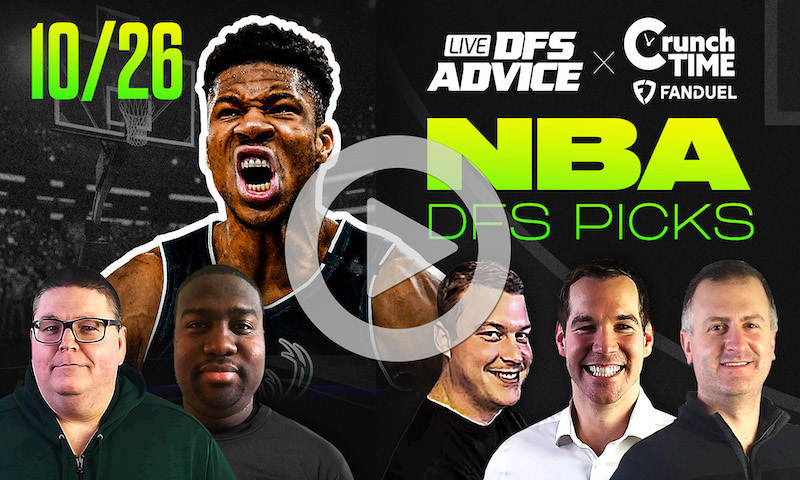 GrindersLive / Crunch Time - 10/26/22 NBA DFS Picks & Strategy