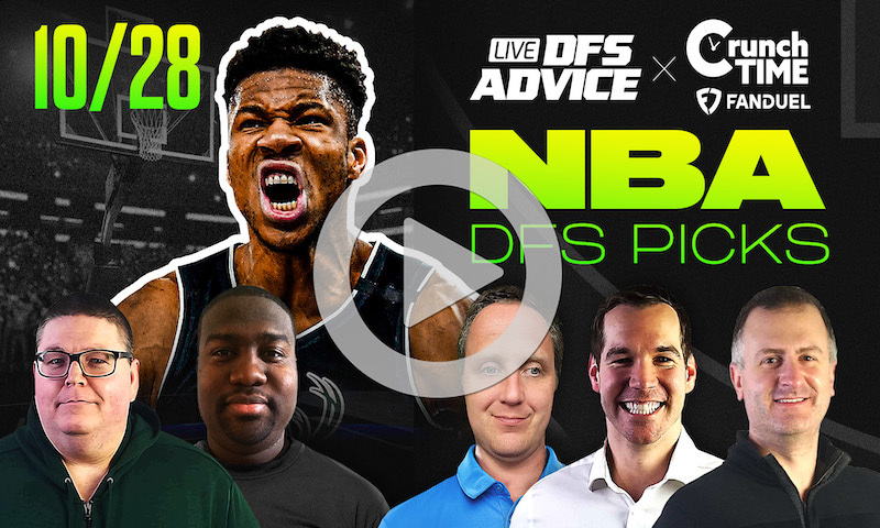 GrindersLive / Crunch Time - 10/28/22 NBA DFS Picks & Strategy