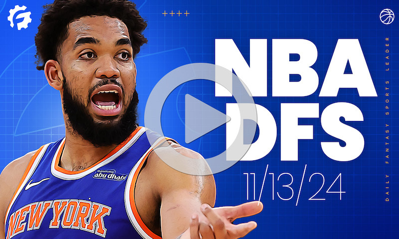 NBA DFS GrindersLive & Crunch Time Show Block - Wednesday, November 13th