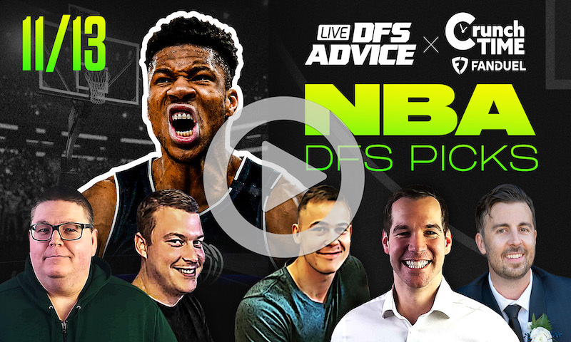 GrindersLive / Crunch Time - 11/13/23 NBA DFS Picks & Strategy
