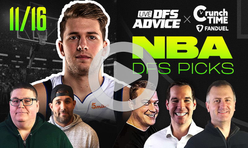 GrindersLive / Crunch Time - 11/16/22 NBA DFS Picks & Strategy