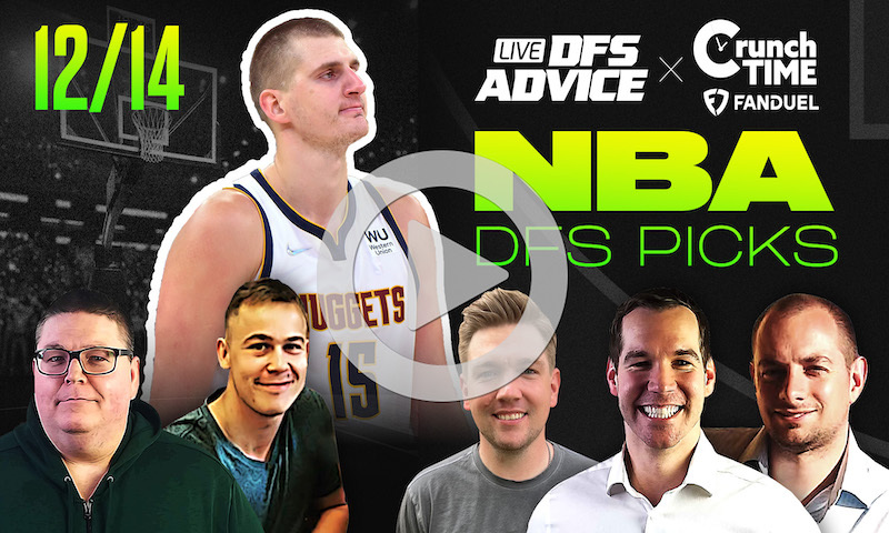 GrindersLive / Crunch Time - 12/14/23 NBA DFS Picks & Strategy