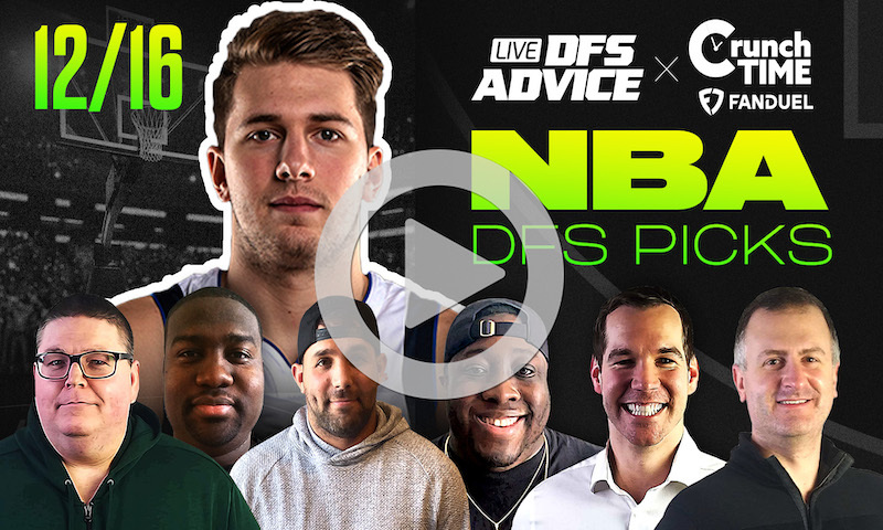 GrindersLive / Crunch Time - 12/16/22 NBA DFS Picks & Strategy
