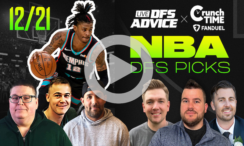 GrindersLive / Crunch Time - 12/21/23 NBA DFS Picks & Strategy