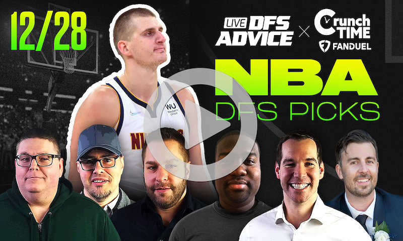 GrindersLive / Crunch Time - 12/28/23 NBA DFS Picks & Strategy