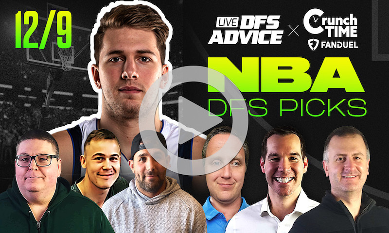 GrindersLive / Crunch Time - 12/9/22 NBA DFS Picks & Strategy
