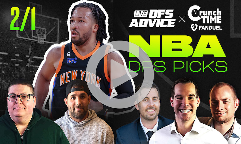 NBA DFS GrindersLive & Crunch Time Show Block - 2/1/24