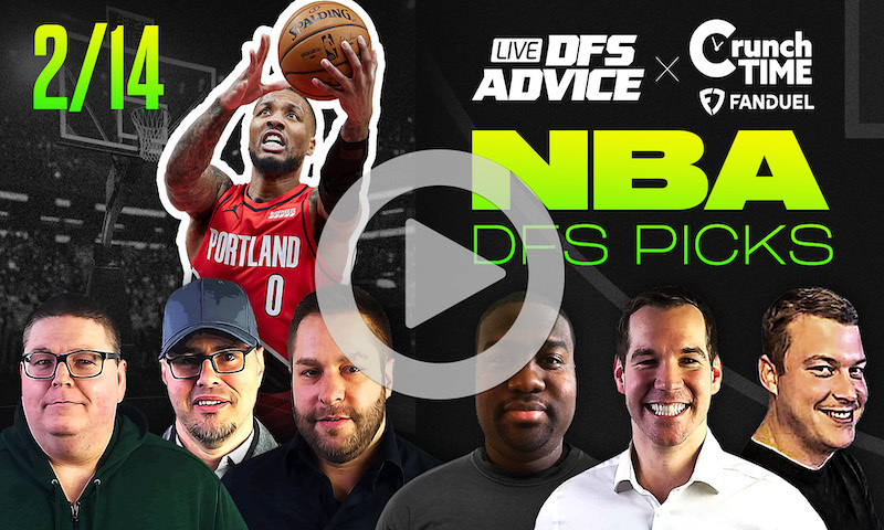 GrindersLive / Crunch Time - 2/14/23 NBA DFS Picks & Strategy