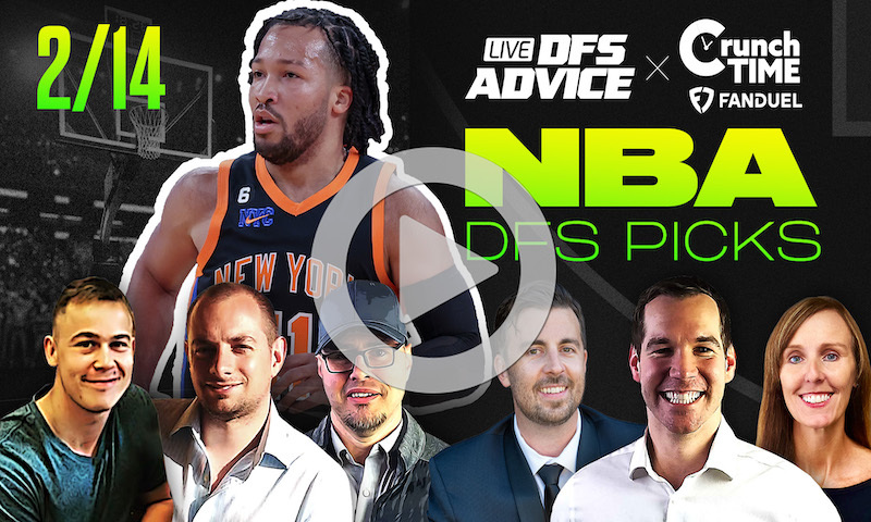 NBA DFS GrindersLive & Crunch Time Show Block - 2/14/24